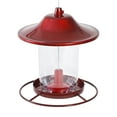 PerkyPet Large Outdoor Red Panorama Wild Bird Seed Feeder 2 lb