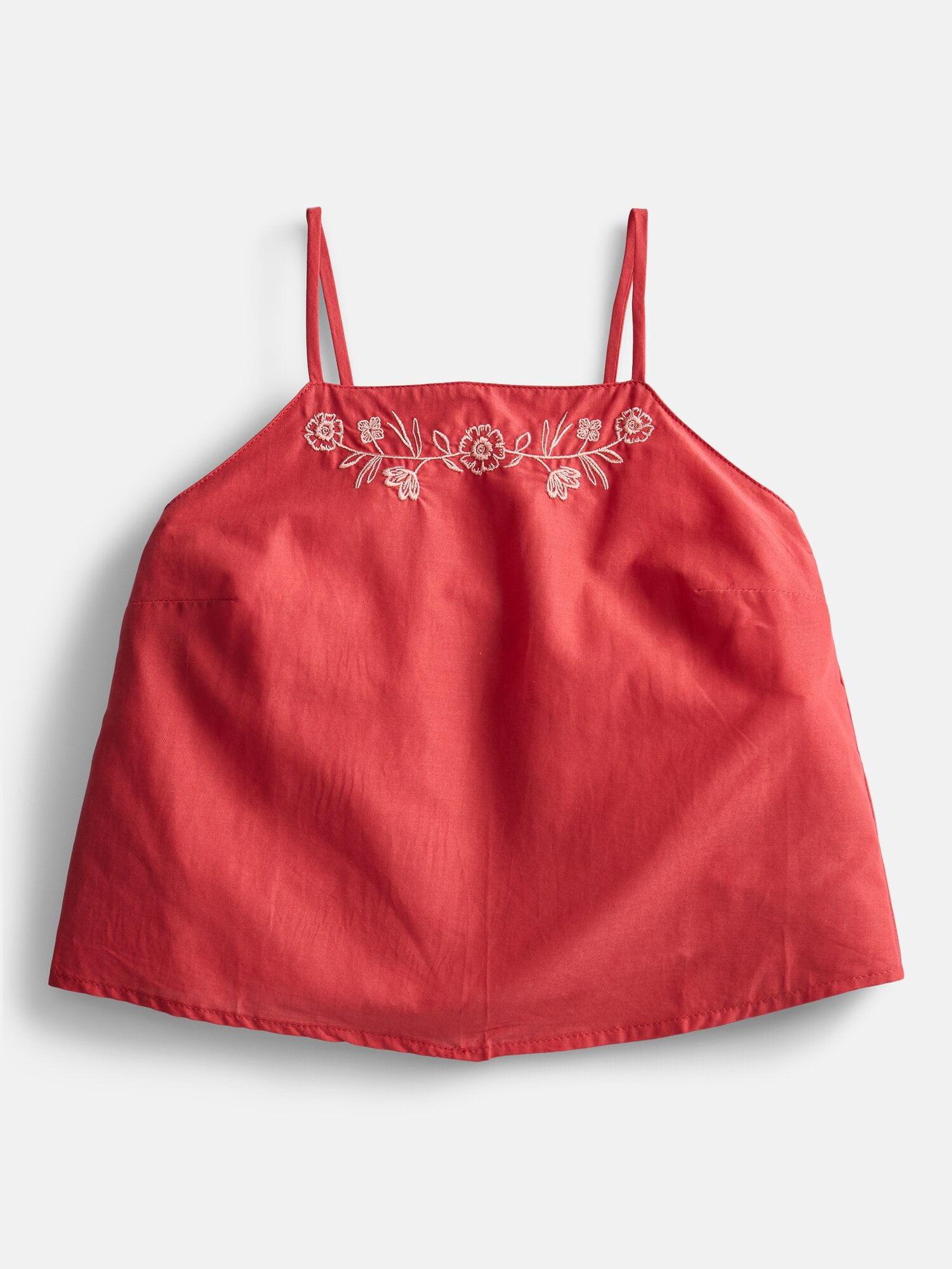 Weekend Academy Girls Embroidered Cotton Handkerchief Tank Top, Sizes 4-18