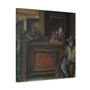 Wild West Saloon Scene - Canvas