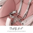thumbnail image 5 of Sweety Fox Baby High Chair Adjustable to 7 Different Heights - Foldable Highchair for Babies and Toddlers, Pink, 5 of 6