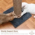 thumbnail image 3 of Cat Scratching Post es Small Cat Tree Tower with Two Cat Hammock Double Cat Hammock with Cat Toy Wooden Interactive Cat Condo for Kitten and Adults Cat, 3 of 6