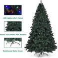 thumbnail image 4 of HAPPYGRILL 7.5FT Pre-Lit Artificial Christmas Tree with 650 LED Lights, New PVC Spruce Tree with Solid Metal Stand, 1075 Branch Tips, UL-Certified Transformer, 4 of 7