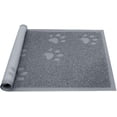 thumbnail image 4 of 2 alfombrillas para caja de arena para gatos (12" x 16", gris) para piso, alfombrilla para atrapar arena, parte trasera antideslizante, control de dispersión, fácil de limpiar, resistente al, 4 of 5