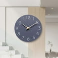 thumbnail image 6 of Wooden 30Cm Silent Wall Clock For Home Decor Large Number Modern Clock, 6 of 9