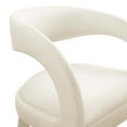 thumbnail image 6 of Modway Pinnacle 30" Upholstered Fabric Bar Stool in Ivory/Gold (Set of 2), 6 of 10