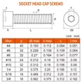thumbnail image 4 of 1/4-20 x 1/2" Socket Head Cap Screws, Allen Socket Drive, Stainless Steel 18-8 (304), Full Thread, Bright Finish, Machine Thread, 25 PCS, 4 of 4