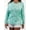 Mint, variant on Realtree Wav3 Long Sleeve Performance Fishing Tee for Women - Mint, L
