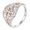 9, variant on Elegant Geometric Shaped Copper Rings With Double Hues Zircon For Comfortable All Day Wear In Sizes 6 To 10