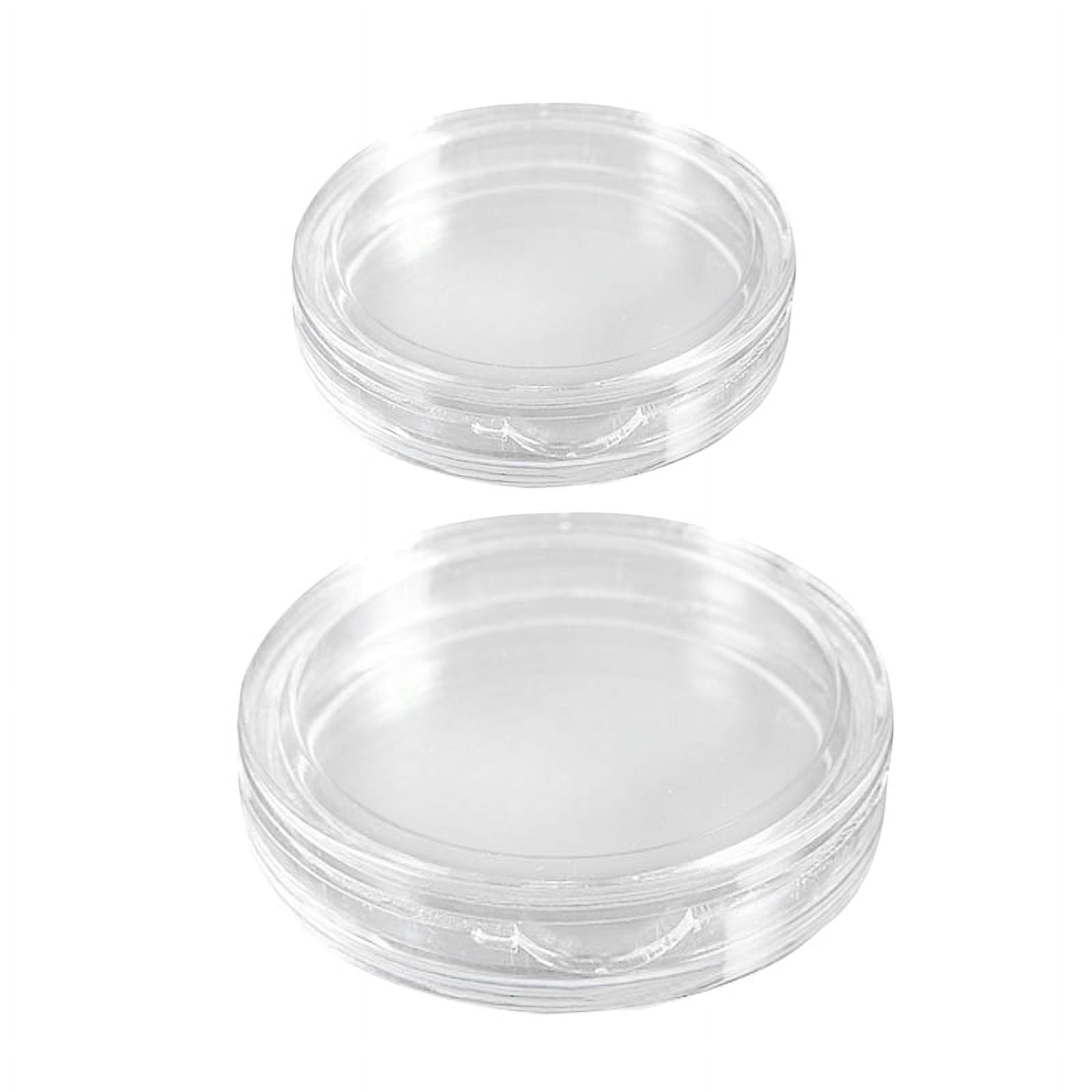 Pack De 100 Cápsulas Transparentes De Plástico Para Monedas | Protector De 20 Mm Para Coleccionistas