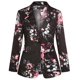 thumbnail image 5 of Chaqueta blazer MINTLIMIT para mujer, con botones en la parte delantera y solapa con muescas, talla 2XL, 5 of 6