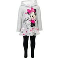 thumbnail image 3 of Disney Minnie Mouse Mickey Mouse Fleece Hoodie and Leggings Outfit Set Infant to Big Kid, 3 of 5