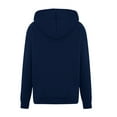 thumbnail image 7 of Enjoytime Womens Zip Up Hoodies Solid Color Long Sleeve Casual Sweatshirt Plus Size Fashion Warm Fall Winter Jackets Navy L, 7 of 7