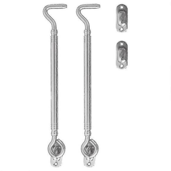 2 Pcs Stainless Steel Thick Hook Door And Window Hook European Style Window Hook With Screws For Cabinet Door A