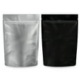 thumbnail image 4 of Loud Lock Mylar Bags 100 Count 5.25" x 3.75" Black/Clear - Resealable Food Storage Mylar Bags, 4 of 10