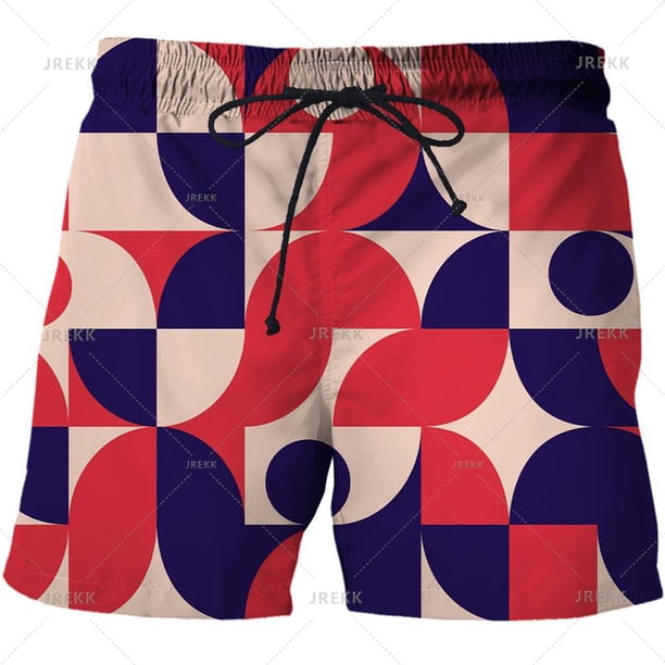 Pantalones cortos con estampado 3D para hombre, Shorts de playa con patrón abstracto, a la moda, con personalidad, para jugar en el mar, 2023 Fivean unisex