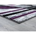 thumbnail image 4 of United Weavers Drachma Attica Modern Abstract Runner Rug, Plum, 2'7" x 7'4", 4 of 5