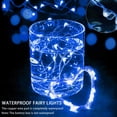 thumbnail image 2 of Guirnalda de luces azules, 20 LED, 2 m, funciona con pilas, paquete de 50, 2 of 6