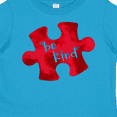 thumbnail image 4 of Inktastic Autism Awareness Be Kind Red Puzzle Piece Boys or Girls Toddler T-Shirt, 4 of 5
