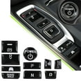 thumbnail image 1 of Black Gear Shift Switch Button Guard Cover Decal for Honda for Accord 2018-21, 1 of 10