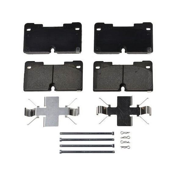 Front Brake Pad Set - Compatible with 2019 - 2022 Chevy Silverado 1500 2020 2021