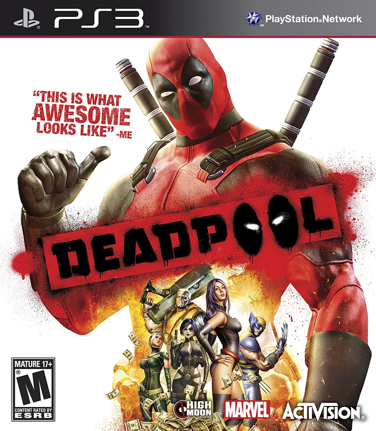 Deadpool - PlayStation 3, Let's Get Some Action: I made sure to capture all my good sides, so I made my game a third-person, action-shooter..., By Activision from USA