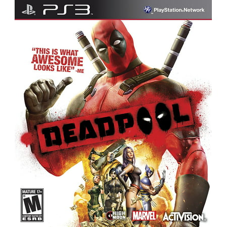 Deadpool - PlayStation 3, Let's Get Some Action: I made sure to capture all my good sides, so I made my game a third-person, action-shooter..., By Activision from (Best Ps3 Games To Get)