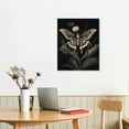 thumbnail image 2 of ONETECH Vintage Insect Moth Poster for Room Goblincore Butterfly Canvas Wall Art Botanical Floral Oil Print Painting Dark Academia Gothic Cottagecore Fairytale Wall Decor for Bedroom, 2 of 4