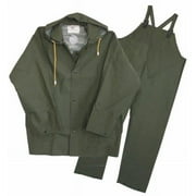 3PR0300GJ 3PC 2XL GRN Rain Suit - Quantity 1