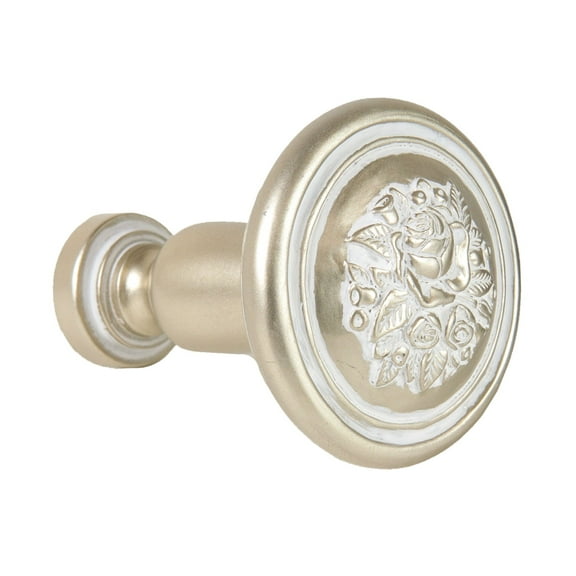 Contemporary Home Living Set of 2 Gold Contemporary Window Curtain Tie Backs 4.75"