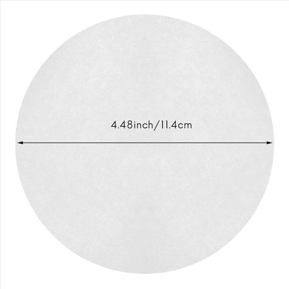 Rollbacks & More 1000Pcs 4.5-Inch Non-Stick Round Baking Paper Barbecue Cake Liner Parchment Microwave Oven Sheets