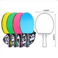 thumbnail image 2 of Strong Rotate Control- Table Tennis- Rackets 7 Ply Wood Bat FL Long- Handl Colorful Table Tennis Rackets Accessories, 2 of 11