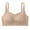z1 Khaki, variant on Wireless Bras for Women with Adjustable Straps, Bralette with Pads, Purple, 34B/34C