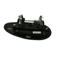 thumbnail image 2 of For Infiniti I30 Door Handle 1996-1999 Exterior | Rear Passenger Side | Textured Black | Chrome Lever | NI1521111 | 8260641U10, 2 of 5