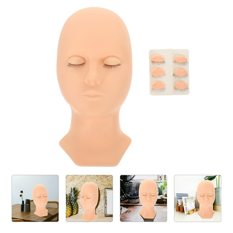 Doll Head Model with Desktop Stand Training Manikin Head 65cm