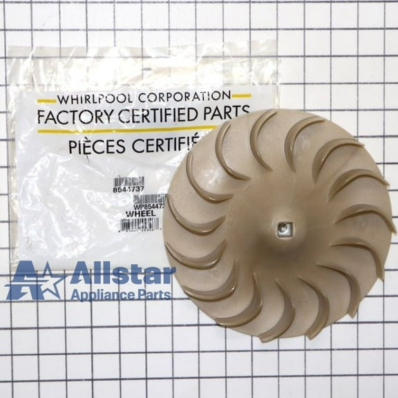 Whirlpool Dryer Blower Wheel WP8544737