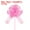 Pink 4", variant on Uxcell Organza Large Pull Bow Gift Wrapping Bows Ribbon Chiffon Yarn for Wedding Basket Presents Christmas Rose Red 6"