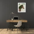 thumbnail image 3 of Fab Funky 26x32 White Modern Wood Framed Museum Art Print Titled - Horse Chestnut with Ivy, 3 of 4
