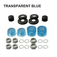 thumbnail image 3 of Skateboard Shock-Absorber Set Pu Rubber Colorful Top Bottom Bush Washers 90A Hard Longboard Pivot Tube Accessories Cups Transparent Blue Fangkenuo, 3 of 9