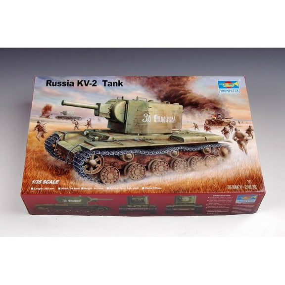 Trumpeter 00312 1/35 Russia KV-2 Tank - Scale Model Kit