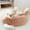 Pink, variant on AZXY Small Cat Bed,Cat Beds for Indoor Cats,Washable Chew Proof Comfort Donut Dog Bed