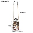 thumbnail image 2 of FORMRS Crossbody Bag for Women Shoulder Cell Phone Purse with Zipper, White Cakes Pattern, 2 of 7
