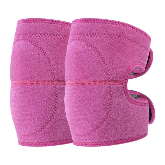 Uxcell 2-Pack Gardening Knee Pads, Thick Garden Knee Pads for Garden/Cleaning, Suitable for 14"-16" leg circumference [Rose Red]