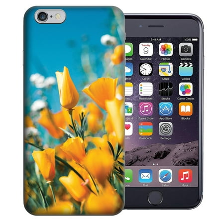 MUNDAZE Apple iPhone SE / 7 / 8 4.7 Inch Design Case - Yellow Flowers Design Phone Cover