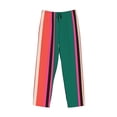 thumbnail image 6 of Daiia Vertical Stripes Men's Sleep Pant with Pockets and Drawstring,Pajama Pants-Small, 6 of 9
