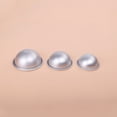 thumbnail image 6 of HOOWIFFY 6Pcs Aluminum Alloy Bath Salt Molds Semicircle Shape Silver for DIY Soap Making Household Use, 6 of 7