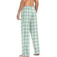 thumbnail image 6 of FREEAMG Red Checkered Gingham Tartan Men's Pajama Pants Sleepwear Lounge Pajama Bottoms, 6 of 7