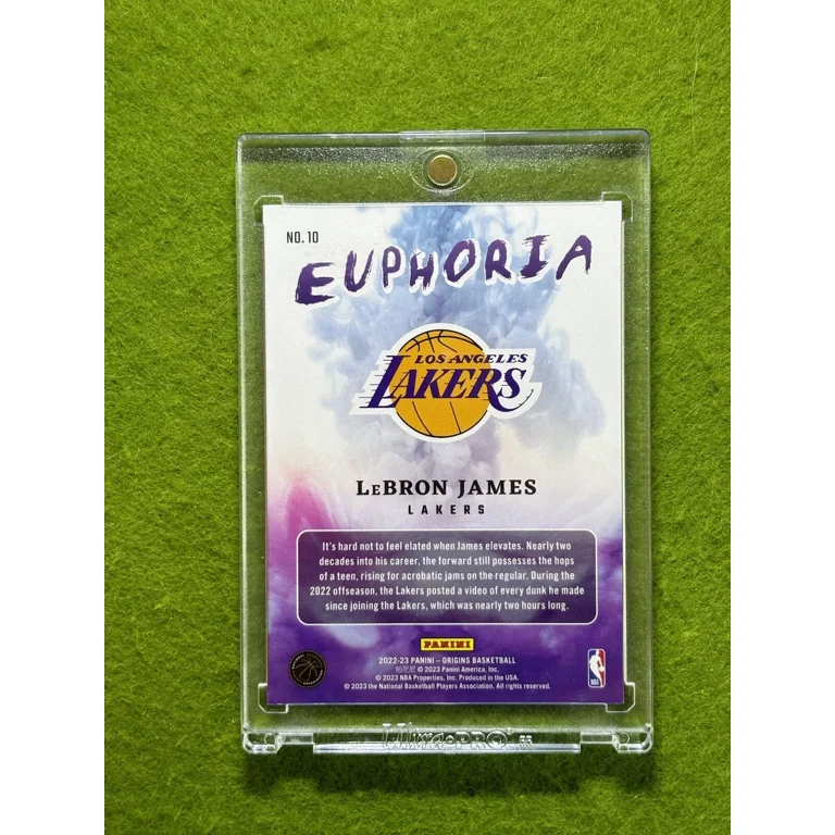 LeBron James SILVER HOLO FOIL PRIZM CARD 2022 Panini Origins