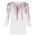 thumbnail image 5 of Summer Clothes for Mature Women 2025 Vacation Blouses for Women Fashion 2025 Casual Dressy Tshirts Shirts Graphic Vintage Funny, 5 of 5