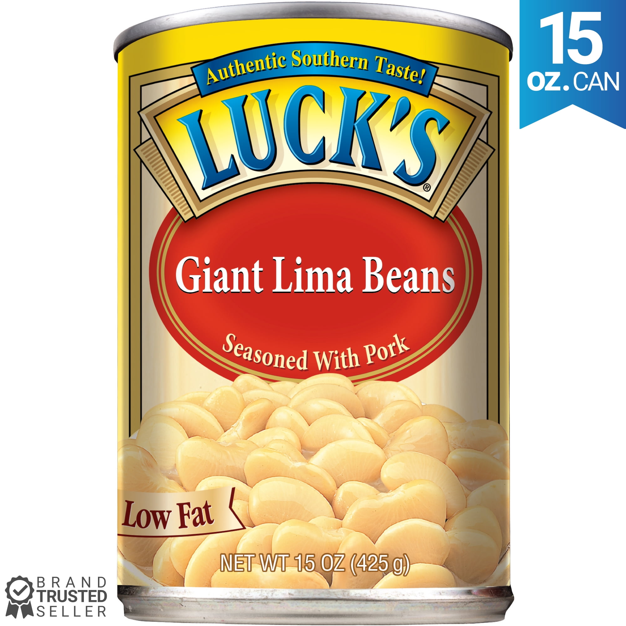 Luck's – Giant Lima Beans – Seasoned With Pork – 15 Oz. Can – BrickSeek Large Cans Of Pork And Beans