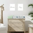 thumbnail image 2 of Mod Arrow Grey Navy Mint Changing Pad Cover by Sweet Jojo Designs, 2 of 6